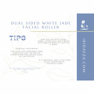 Facial Roller White Jade